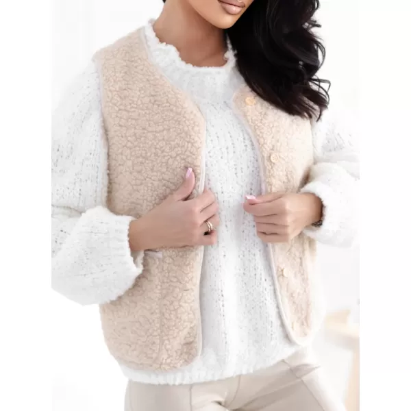  Dámská vesta FACTORY PRICE CS-KZ-1404.99P LIGHT BEIGE 