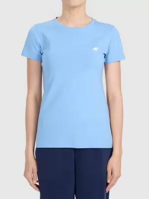 Dámské triko 4F 4FWAW25TFTSF1527 LIGHT BLUE