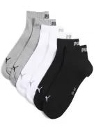 Ponožky PUMA UNISEX QUARTER PLAIN 3P 93858917 GREY/WHITE/BLACK