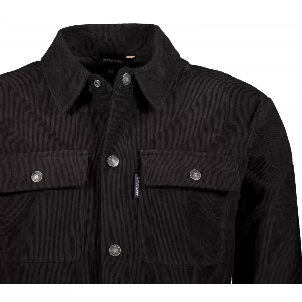  Pánská košilová bunda ALTISPORT IGNAAS ČERNÁ 