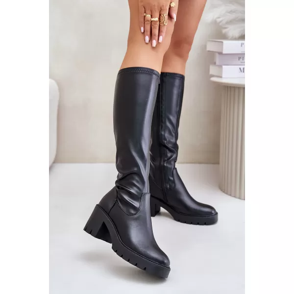  Dámské kozačky VINCEZA 58332 BLACK 