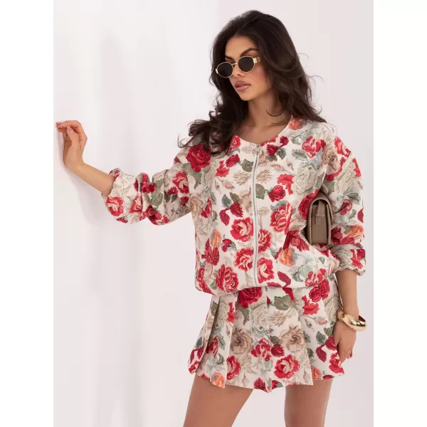  Dámská bunda ITALY MODA IT-KR-FL10357-1.30 RED 