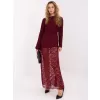 Dámské šaty ITALY MODA MI-SK-3310.63 BURGUNDY