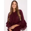 Dámská halenka ITALY MODA MI-KS-92330.07 BURGUNDY