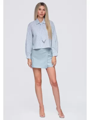 Dámská košile OMBRE OW-SH-E0069 GREY