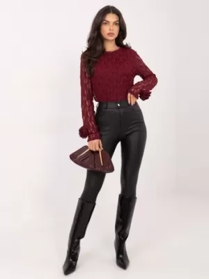 Dámská halenka ITALY MODA IT-BZ-9950.79 BURGUNDY