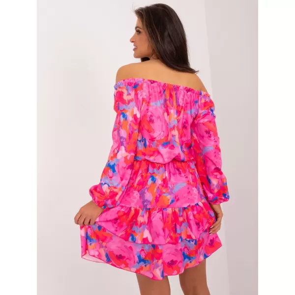  Dámské šaty RUE PARIS WN-SK-8282.32 DARK PINK 