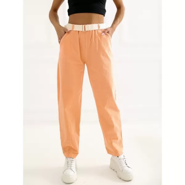 Dámské kalhoty ITALY MODA IT-SP-26016.85 BRIGHT ORANGE 