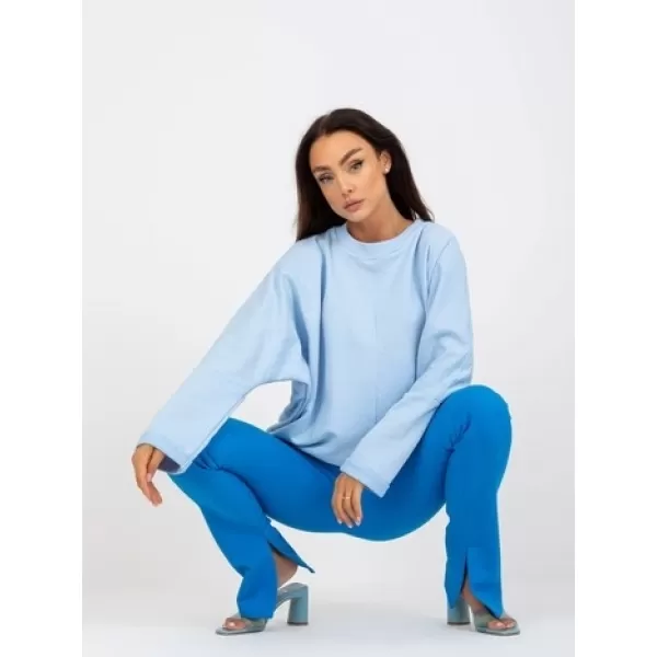  Dámská mikina RUE PARIS RV-BL-8080.56 LIGHT BLUE 