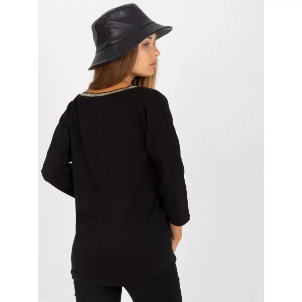  Dámská halenka RUE PARIS RV-BZ-8050.04 NOIRE 