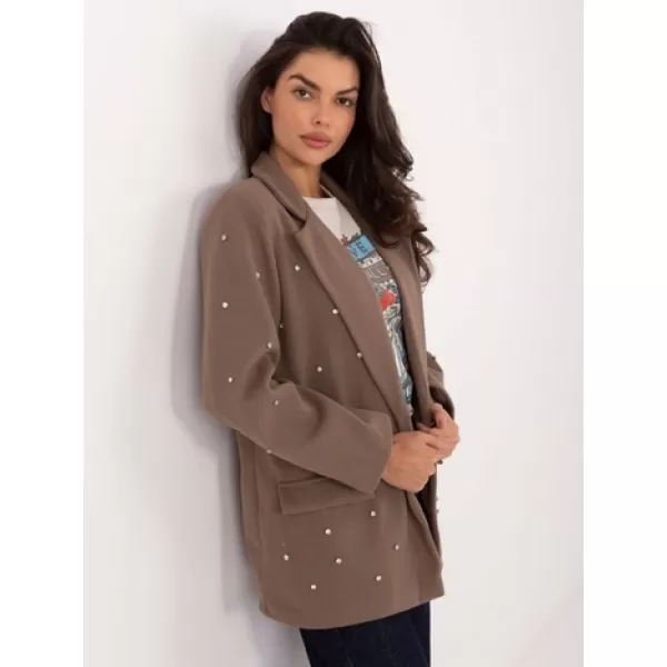  Dámské sako ITALY MODA IT-MA-18365.97 DARK BEIGE 