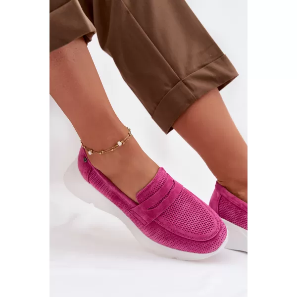  Dámské mokasíny VINCEZA 79626 FUCHSIA 