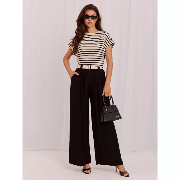  Dámské kalhoty RUE PARIS IT-SP-10358.16 BLACK 