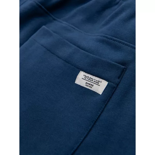  Pánské tepláky OMBRE OM-PABS-0305 NAVY BLUE 