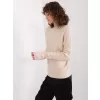 Dámský svetr WOOL FASHION ITALIA AT-SW-2340.10 LIGHT BEIGE