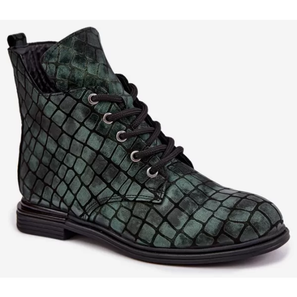  Dámské kotníkové boty ARTIKER 55C1325 GREEN/BLACK 