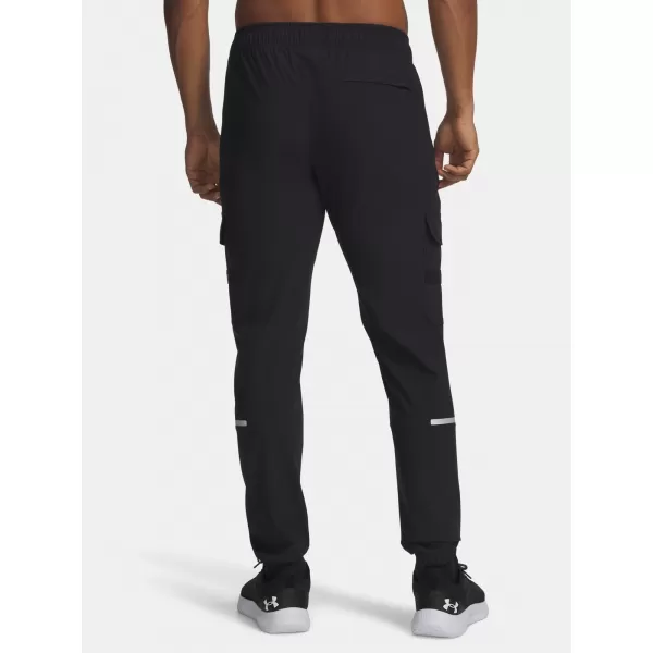  Pánské sportovní kalhoty UNDER ARMOUR TECH UTILITY WOVEN PANT 6004966-003 ČERNÁ 