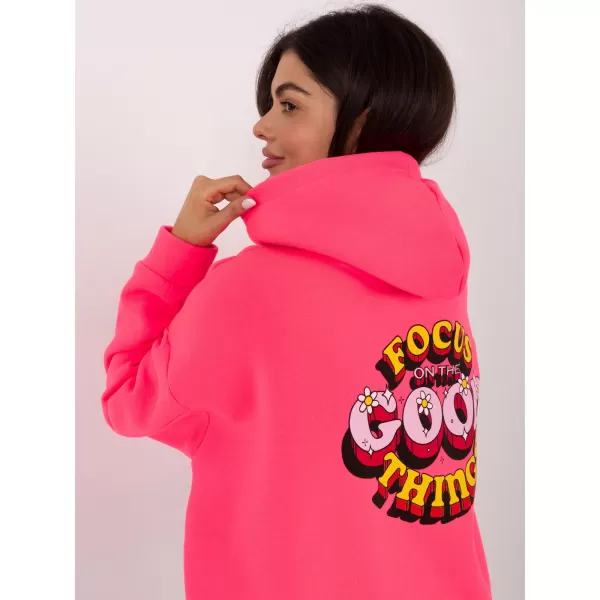 Dámská mikina FACTORY PRICE MJ-BL-H2503.70 FLUO PINK 