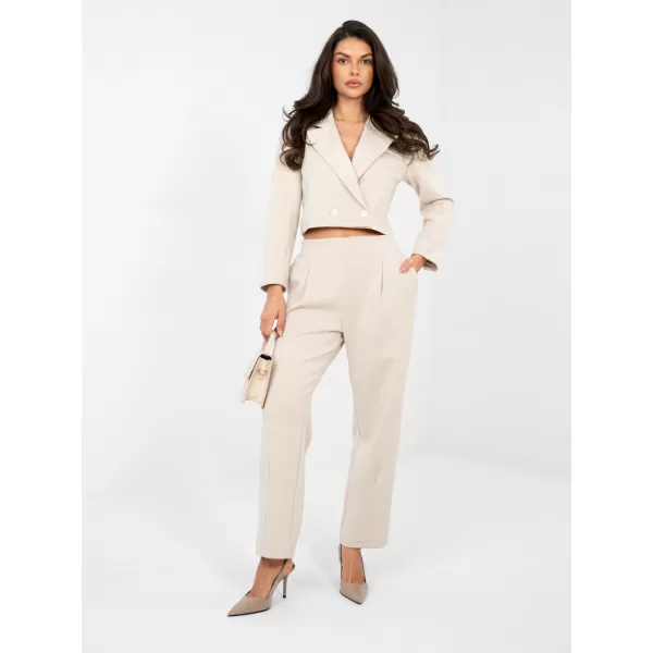  Dámský komplet RUE PARIS IT-KMPL-22255.20 BEIGE 