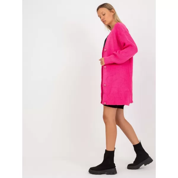  Dámský svetr RUE PARIS LC-SW-0267.06X FLUO PINK 