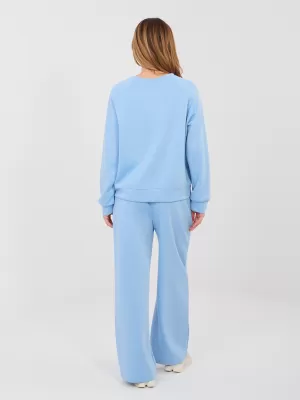 Dámská tepláková souprava FACTORY PRICE IT-KMPL-81001.28 LIGHT BLUE