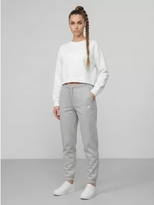 Dámské kalhoty 4F 4FWMM00TTROF1658 COLD LIGHT GREY MELANGE