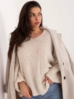 Dámský svetr FACTORY PRICE CH-SW-72630.79 LIGHT BEIGE