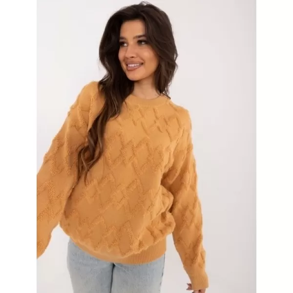  Dámský svetr WOOL FASHION ITALIA AT-SW-2361.61 CAMEL 