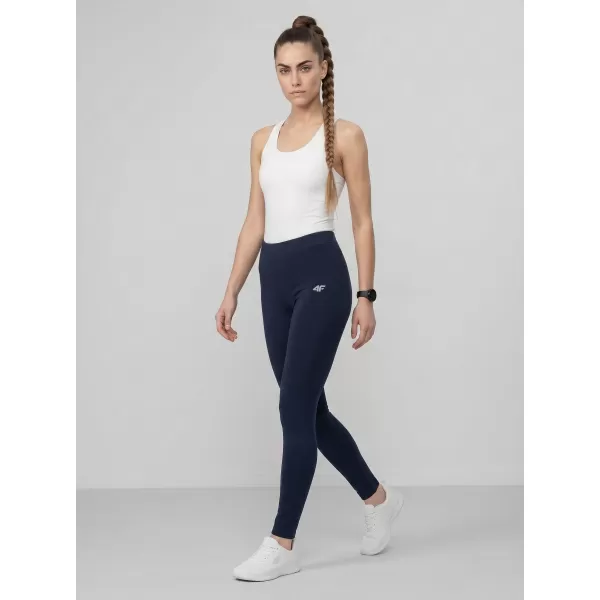  Dámské legíny 4F 4FWMM00TTIGF296 NAVY 