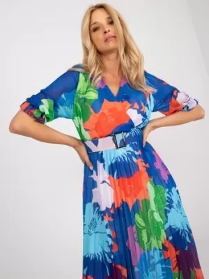 Dámské šaty OCH BELLA TW-SK-BI-1441.26 DARK BLUE