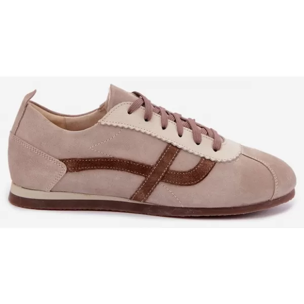  Dámské tenisky ZAZOO N1402S2/528/772/552 HNĚDÁ 