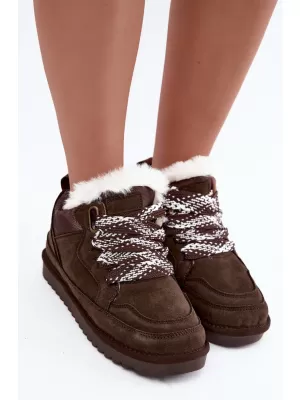 Dámské sněhule VINCEZA 97974 CHOCOLATE