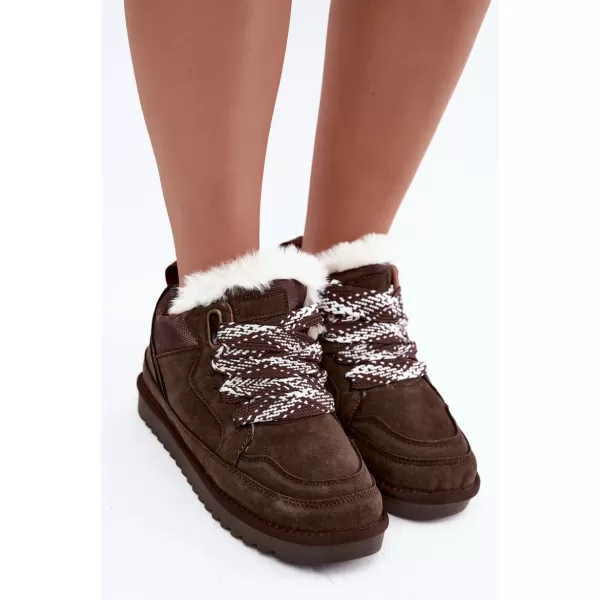  Dámské sněhule VINCEZA 97974 CHOCOLATE 