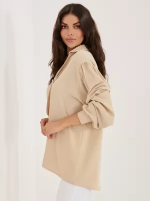 Dámská halenka FACTORY PRICE IT-BZ-28913-1.92 BEIGE