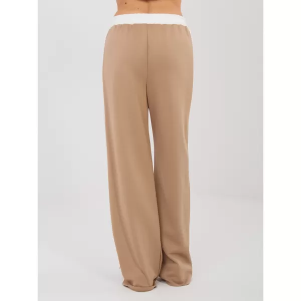  Dámská tepláková souprava RUE PARIS IT-KMPL-22210.93 DARK BEIGE 