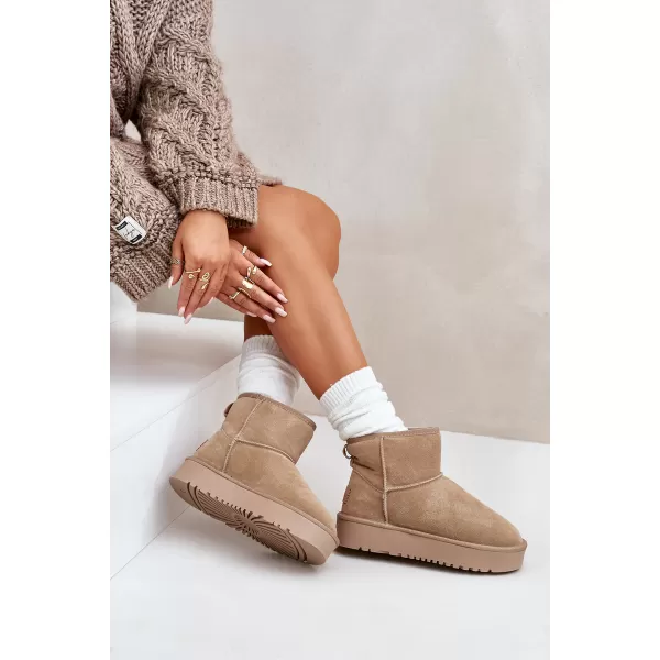  Dámské sněhule BOTO NN605 KHAKI 