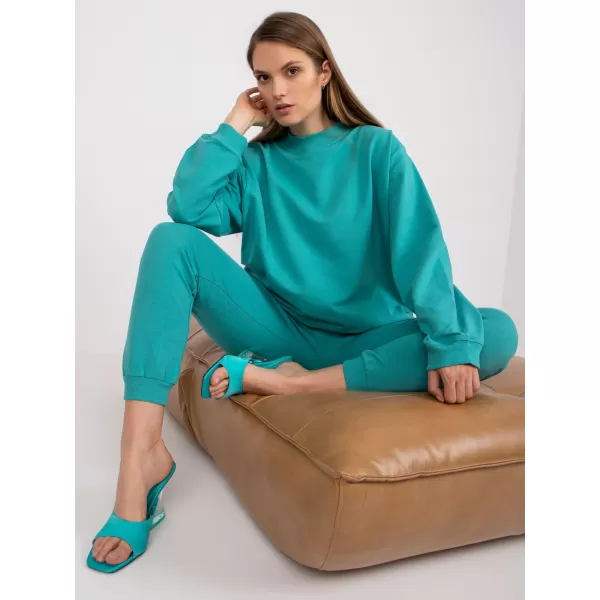  Dámská mikina BASIC FEEL GOOD AP-BL-A-R001 TURQUOISE 