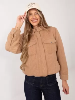 Dámská bunda RUE PARIS RV-KR-007.95P CAMEL