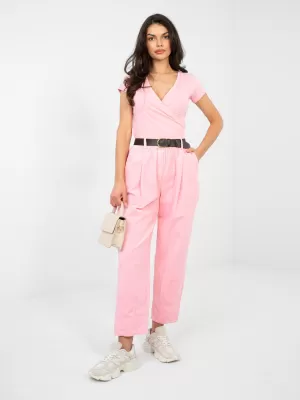 Dámské kalhoty ITALY MODA MI-SP-2690.00 BRIGHT PINK