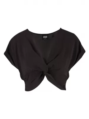 Dámský top URBAN CLASSICS TB8277-00007 BLACK
