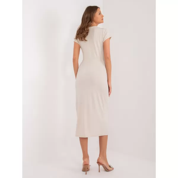  Dámské šaty ITALY MODA DHJ-SK-17302K.93 LIGHT BEIGE 