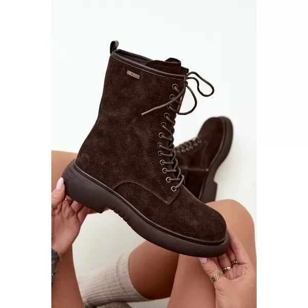  Dámské boty BIG STAR SHOES UU274612 BROWN/BEIGE 