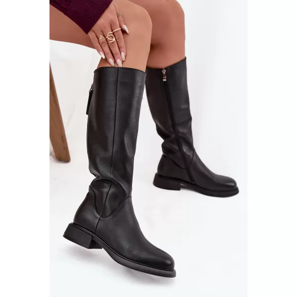  Dámské kozačky S.BARSKI JC62-1036 Black 