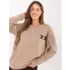 Dámská mikina RELEVANCE RV-BL-A941.58 DARK BEIGE