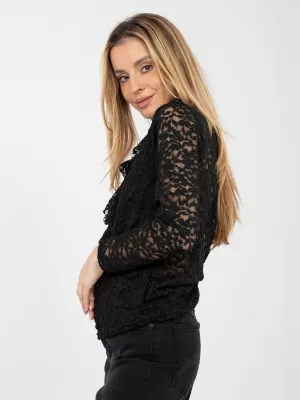 Dámská halenka RUE PARIS MI-BZ-M6713.86 BLACK