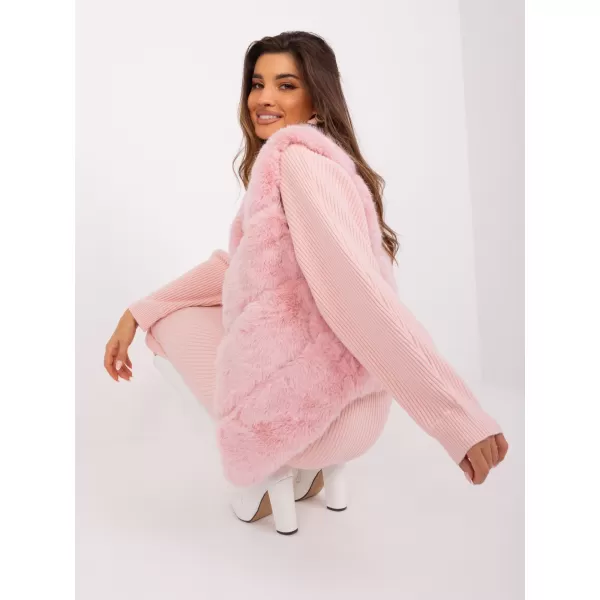  Dámská vesta WOOL FASHION ITALIA AT-KZ-2349.00P BRIGHT PINK 