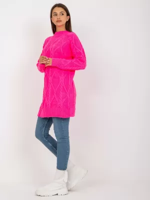 Dámský svetr RUE PARIS LC-SW-8012.88P FLUO PINK