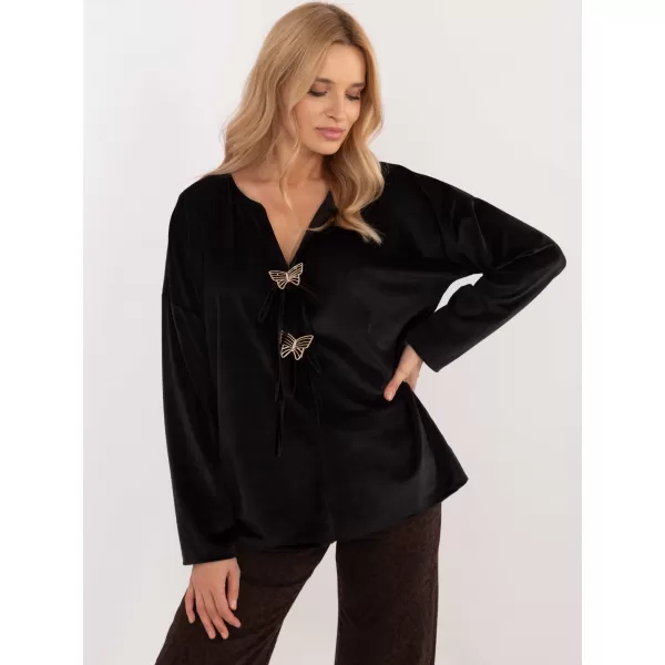  Dámská halenka ITALY MODA DHJ-BZ-19916.03P NOIRE 