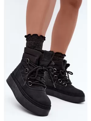 Dámské sněhule BIG STAR SHOES UU274189 BLACK