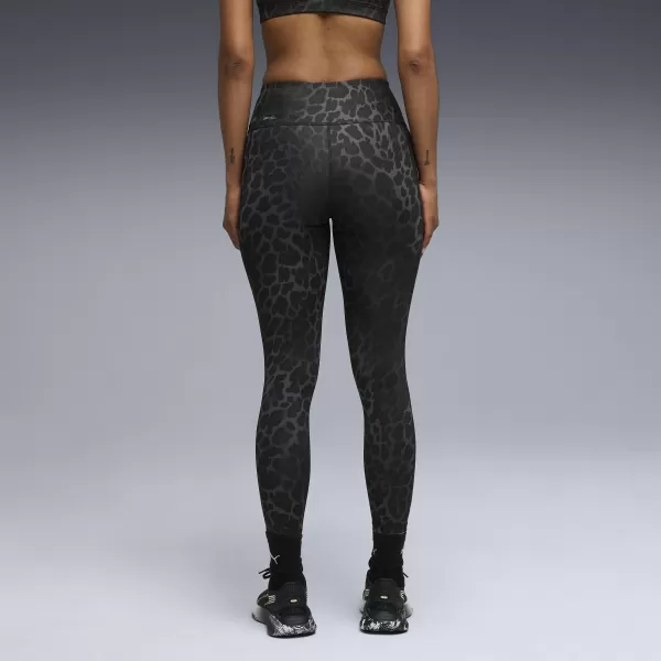  Dámské legíny PUMA W TAD ESSENTIAL SPOTTED HAZE TIGHT - HW 52851501 PUMA BLACK 